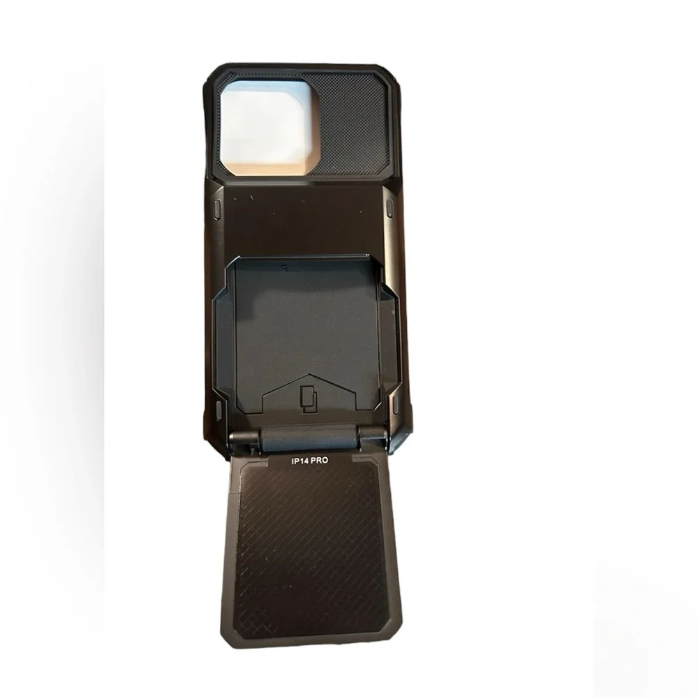 🆕 IPhone 14 Pro Black Wallet Case